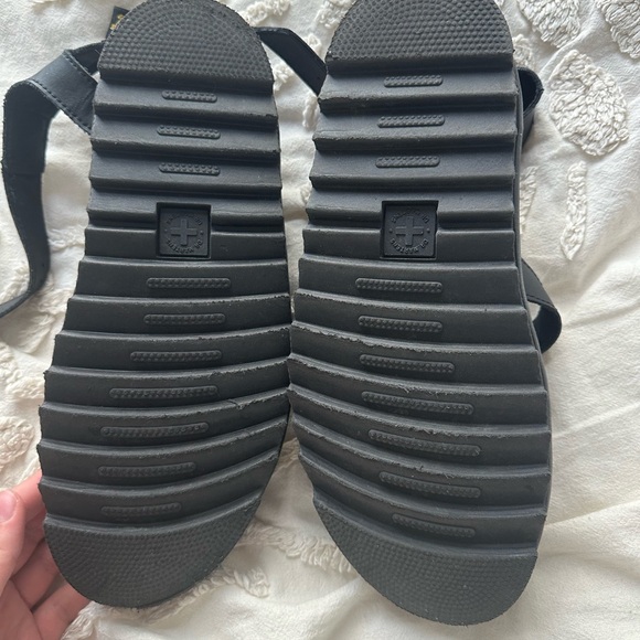 Black Gladiator Doc Maarten Sandals- Size 10.5 - Picture 2 of 4